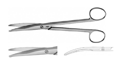 МАЙО НОЖИЦІ ВИГНУТІ 215MM